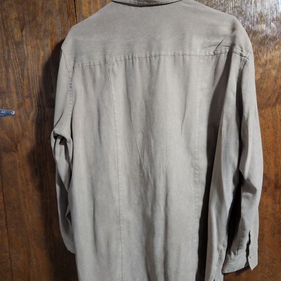 Brushed Long Overshirt - Picture 3 of 4